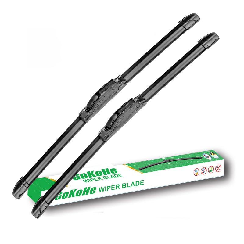 GoKoHe 21  19 Windshield Wiper Blades for Honda Civic Insight 20012005 Nissan 370Z 20092020 Volkswagen Golf 19932006 Quality Premium AllSeasons Durable Stable set of 2 front windscreen wiper